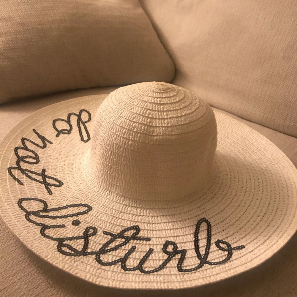 Do not disturb summer sun hat